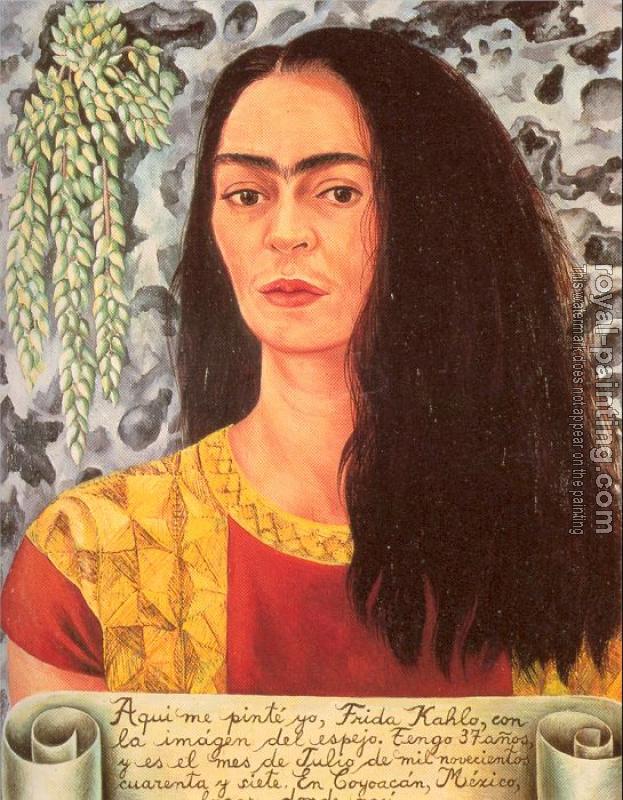 Frida Kahlo : Self Portrait with Loose Hair